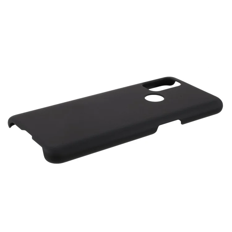 Carcasa de plástico duro con acabado de goma para OnePlus Nord N10 5G - Negro