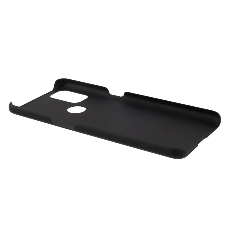 Carcasa de plástico duro con acabado de goma para OnePlus Nord N10 5G - Negro
