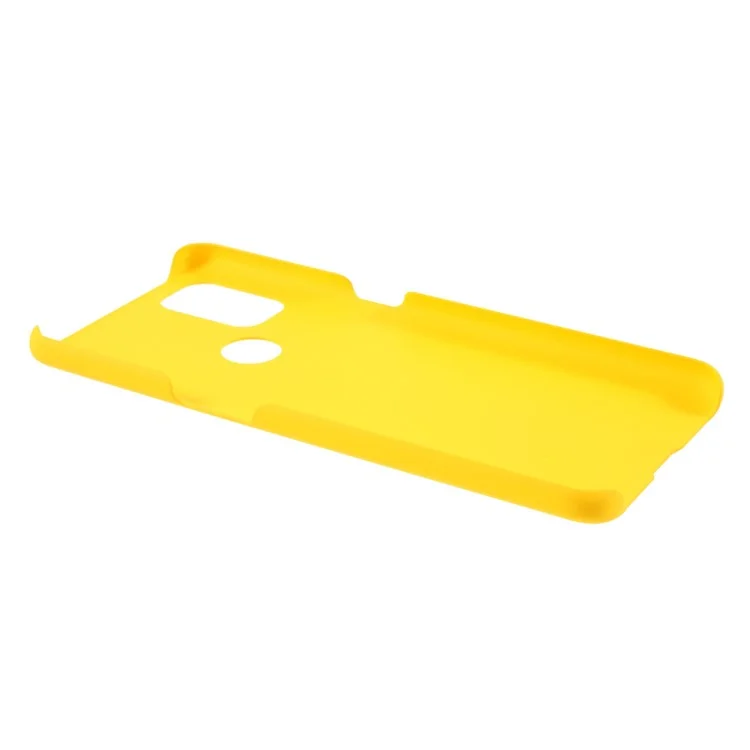 Rubberized Hard Plastic Shell for OnePlus Nord N10 5G Case - Yellow