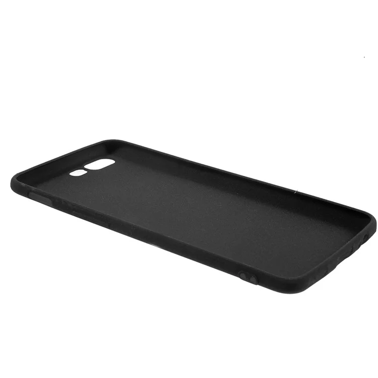 Flexible TPU Matte Anti-fingerprint Phone Case for OnePlus 5 - Black