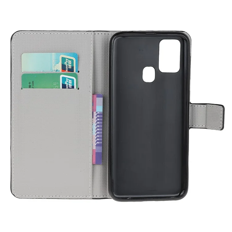 Cubierta Telefónica Para OnePlus Nord N10 5G Patrón de Impresión de Impresión de Cuero de Cuero Con Cáscara de Cuero - Bandera Retro Del Reino Unido