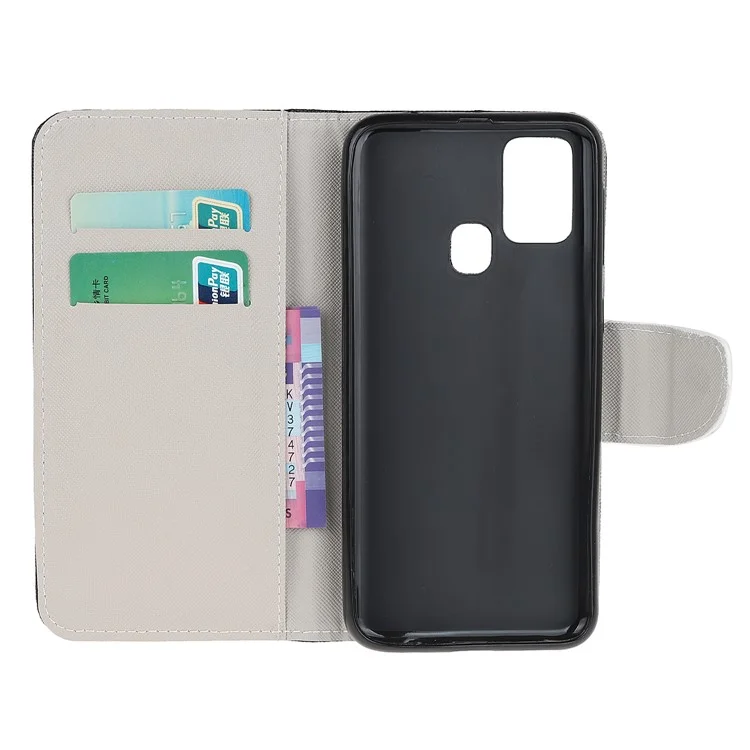 Funda protectora de cartera con estampado de textura cruzada para OnePlus Nord N10 5G - No toques mi teléfono