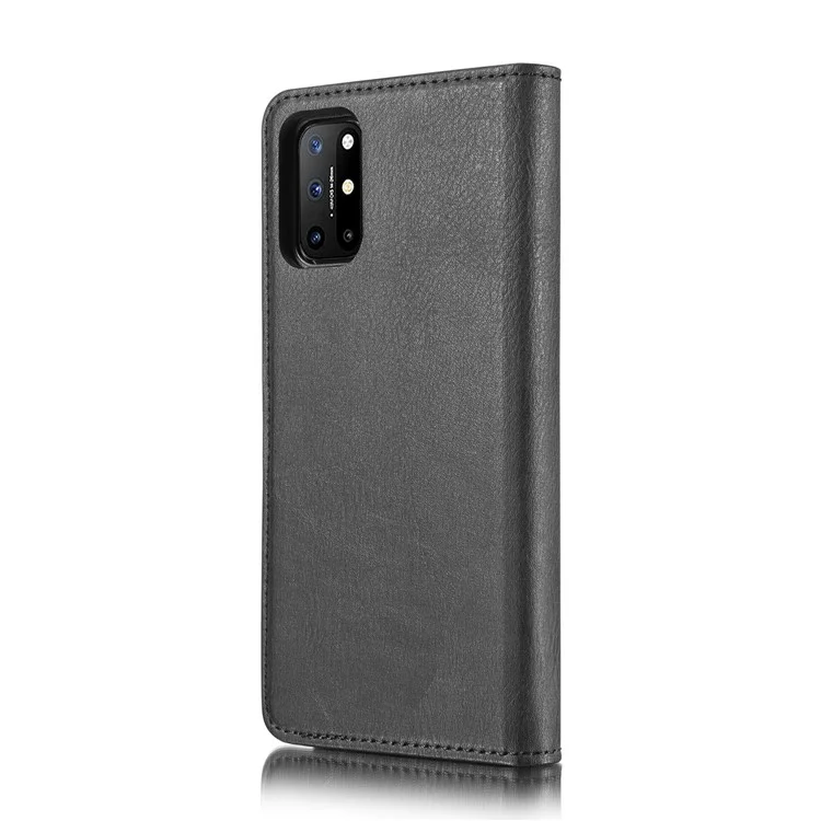 Dg. Portefeuille Ming Split Couverture En Cuir Détachable Cas Arrière 2-en-1 Pour Oneplus 8T - Noir