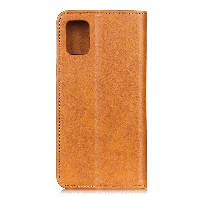 For OnePlus 9 Pro Wallet Stand Split Leather Magnetic Closure Phone Case - Brown