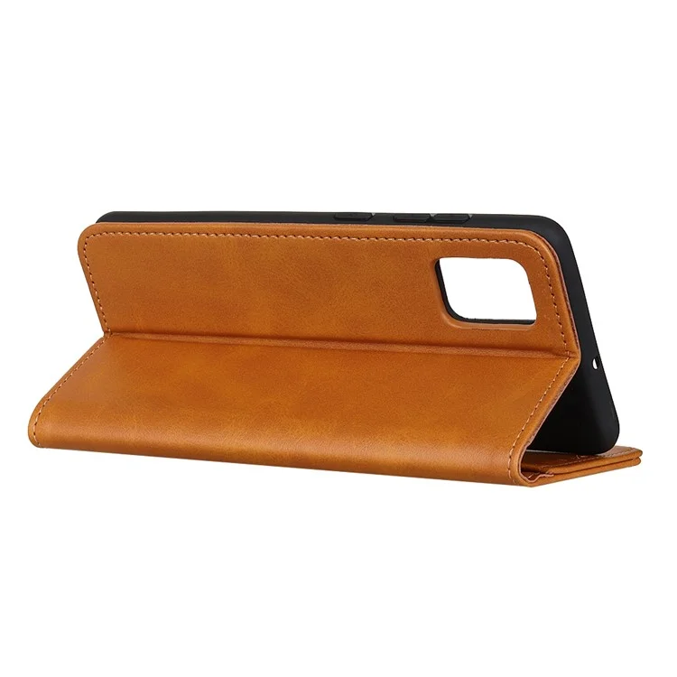 For OnePlus 9 Pro Wallet Stand Split Leather Magnetic Closure Phone Case - Brown