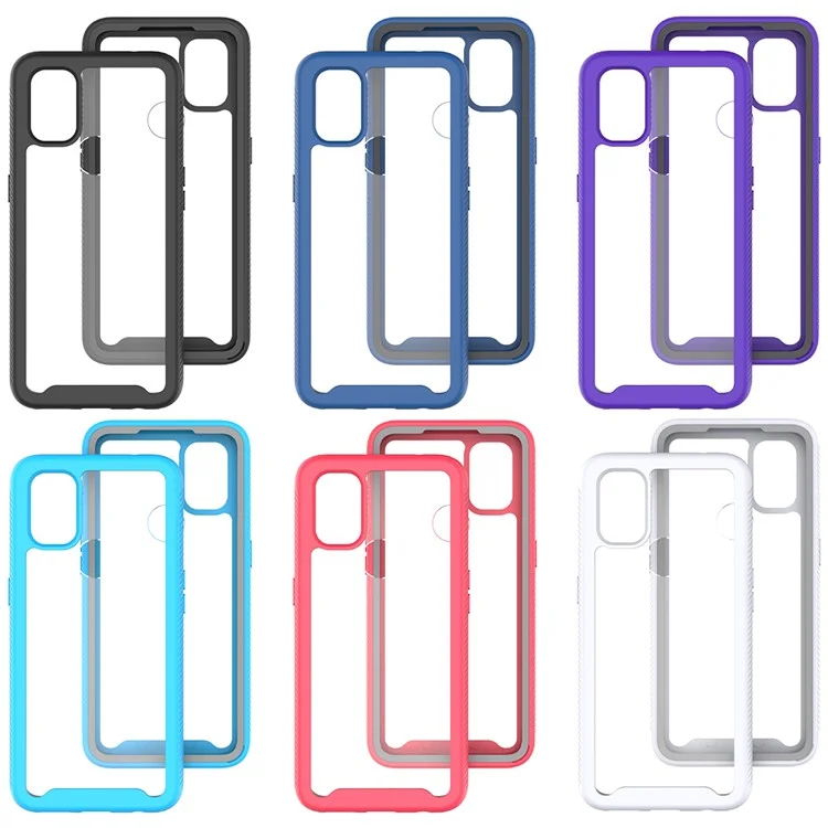 TPU + PC Hybrid Case Full Coverage Protection for OnePlus Nord N10 5G - Negro