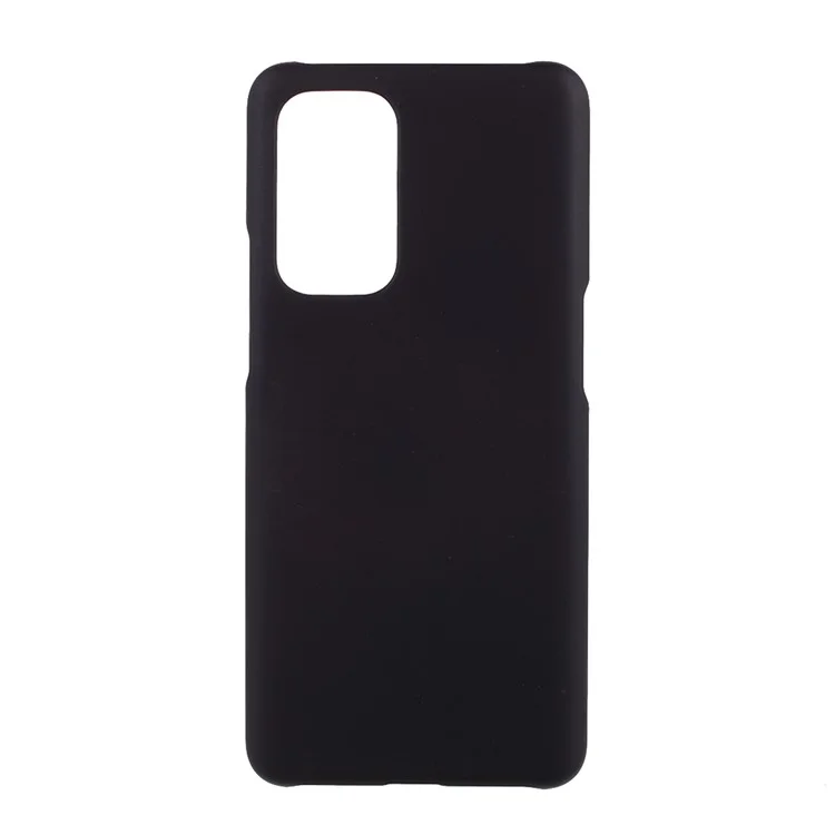 Case de Carcasa de PC Dura de Goma Para OnePlus 9 (EU / Versión Estadounidense) - Negro