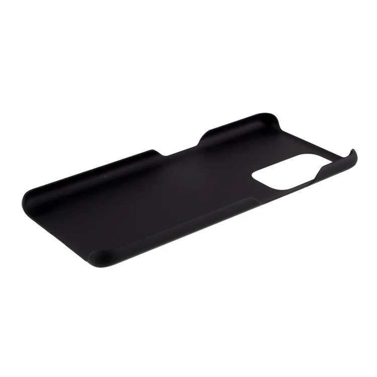 Case de Carcasa de PC Dura de Goma Para OnePlus 9 (EU / Versión Estadounidense) - Negro