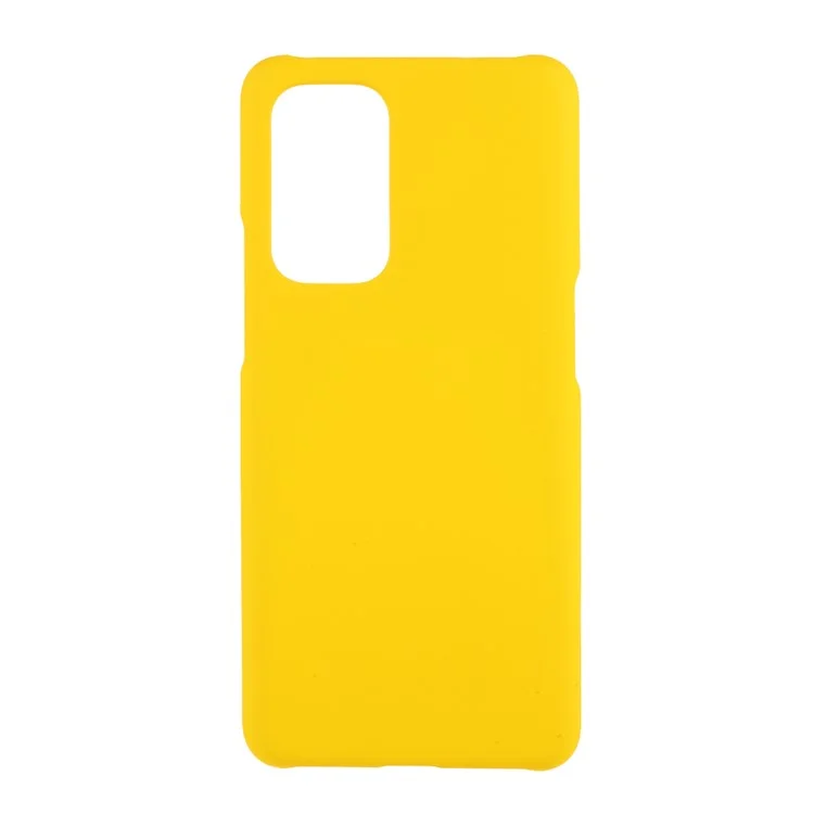Custodia a Shell Per PC Rigorosa Gommata Per OnePlus 9 (ue / Versione Americana) - Giallo