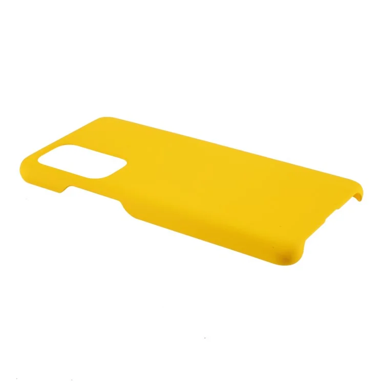 Custodia a Shell Per PC Rigorosa Gommata Per OnePlus 9 (ue / Versione Americana) - Giallo