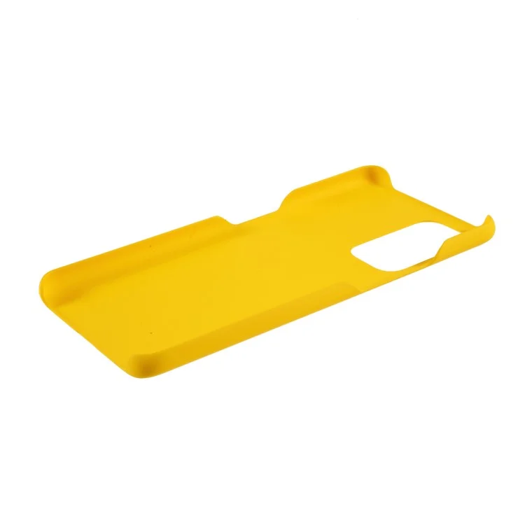 Custodia a Shell Per PC Rigorosa Gommata Per OnePlus 9 (ue / Versione Americana) - Giallo