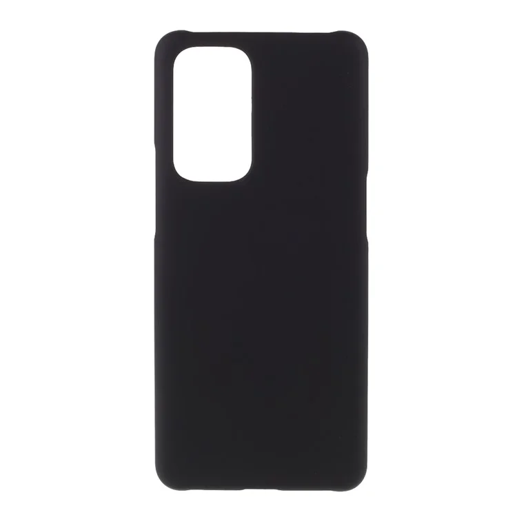 Case de Carcasa Dura de Plástico de Superficie Lisa de Goma Para OnePlus 9 Pro - Negro