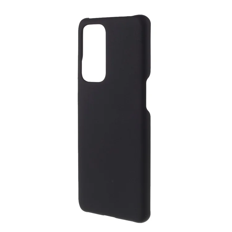 Case de Carcasa Dura de Plástico de Superficie Lisa de Goma Para OnePlus 9 Pro - Negro