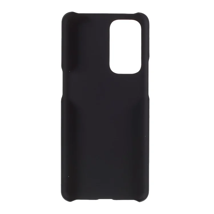 Case de Carcasa Dura de Plástico de Superficie Lisa de Goma Para OnePlus 9 Pro - Negro