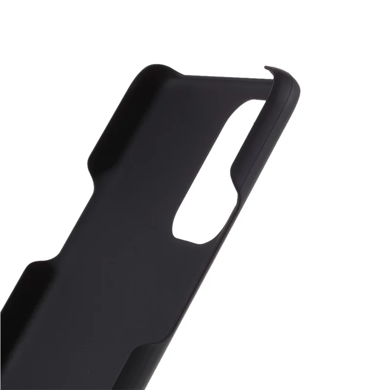 Rubberized Skin Plastic Hard Casing Phone Cover for OnePlus 9R - Black