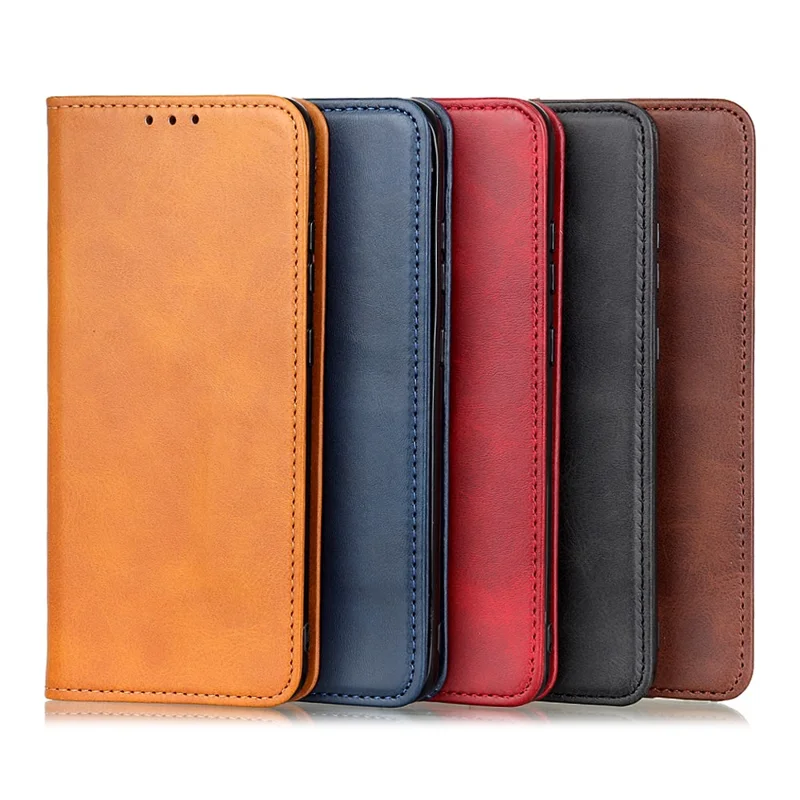Shockproof Phone Case for OnePlus Nord CE 5G Anti-drop Protective Wallet Stand Shell Folio Flip Cover - Brown
