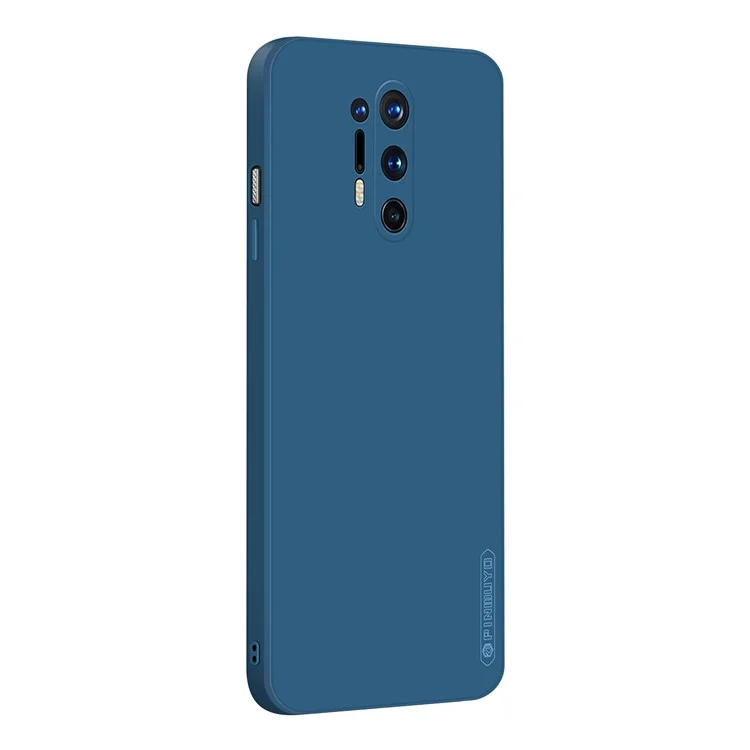 PINWUYO Precise Cutouts Soft Silicone Shockproof Protective Back Cover for OnePlus 8 Pro - Azul