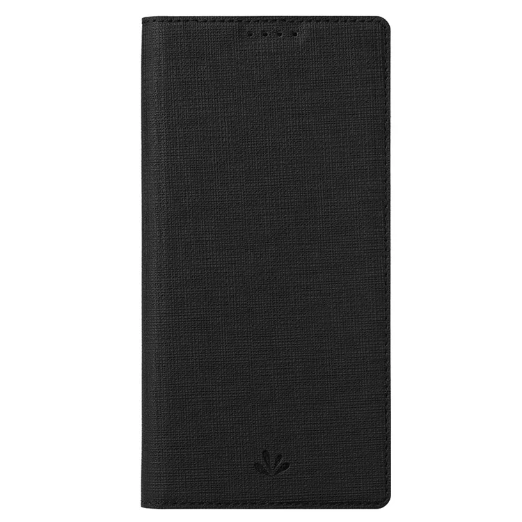 VILI DMX Series PU Leather Flip Succión Magnética Magnética Fuerte de la Billetera de Cierre Para OnePlus Nord N200 5G - Negro