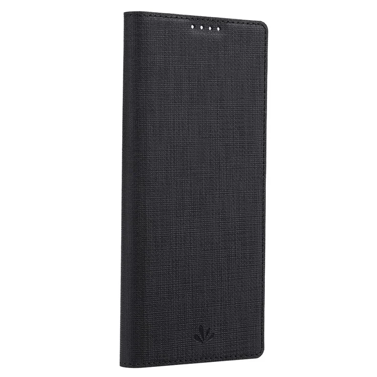 VILI DMX Series PU Leather Flip Succión Magnética Magnética Fuerte de la Billetera de Cierre Para OnePlus Nord N200 5G - Negro