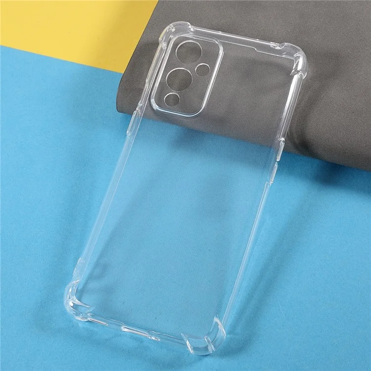 Case de Teléfono TPU Flexible a Prueba de Golpes de Ajuste Ultra Delgado Para OnePlus 9 (ue / Versión Estadounidense) - Transparente