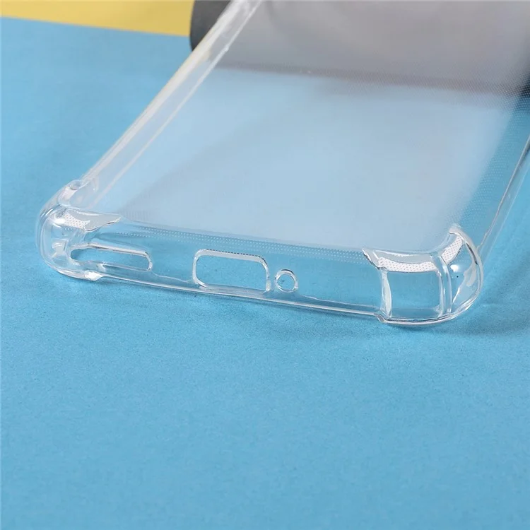 Case de Teléfono TPU Flexible a Prueba de Golpes de Ajuste Ultra Delgado Para OnePlus 9 (ue / Versión Estadounidense) - Transparente