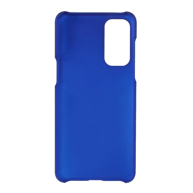 Rubberized Surface PC Hard Case Phone Protective Shell for OnePlus Nord 2 5G - Blue