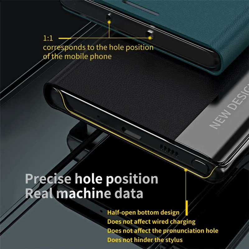 Stand Design Full Body Protection PU Leather Phone Case Cover for OnePlus Nord 2 5G - Silver