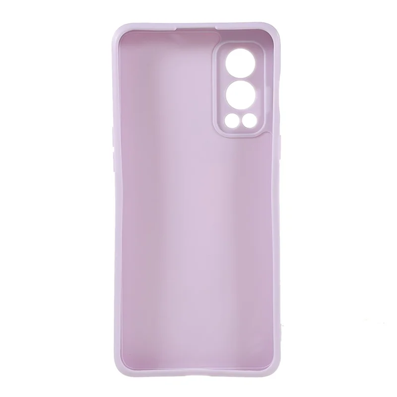 Drop-proof Precise Cutout Straight Edge TPU Phone Case Cover for OnePlus Nord 2 5G - Purple