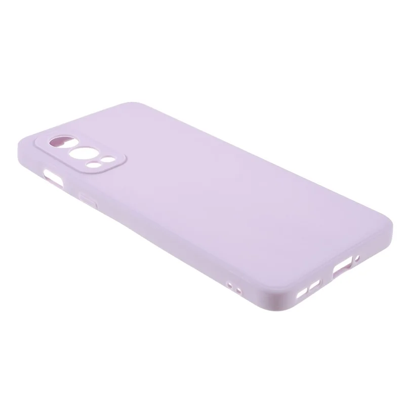 Drop-proof Precise Cutout Straight Edge TPU Phone Case Cover for OnePlus Nord 2 5G - Purple