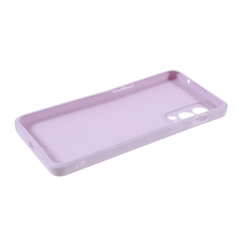 Drop-proof Precise Cutout Straight Edge TPU Phone Case Cover for OnePlus Nord 2 5G - Purple
