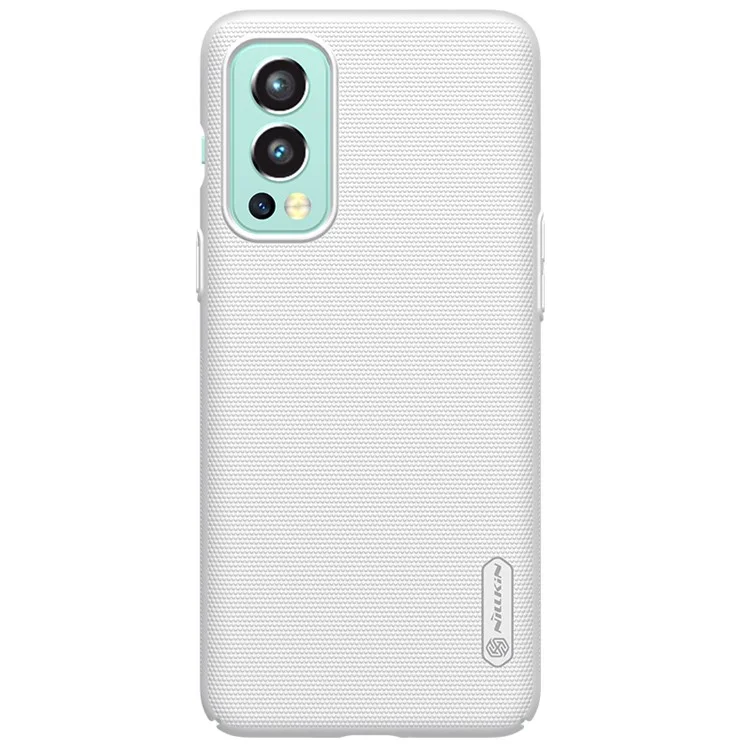 Nillkin Givré Bouclier Dépoli Résistant Résistant Du Disque Dur TPU Doux TPU SLIM TPU Pour Oneplus Nord 2 5G - Blanche