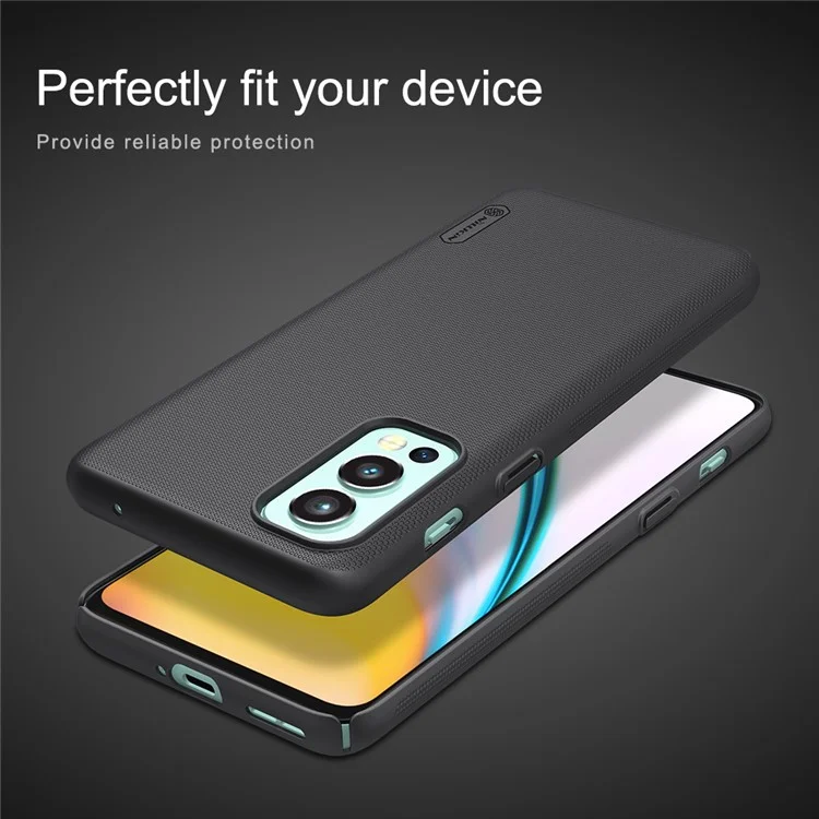 Nillkin Givré Bouclier Dépoli Résistant Résistant Du Disque Dur TPU Doux TPU SLIM TPU Pour Oneplus Nord 2 5G - Blanche