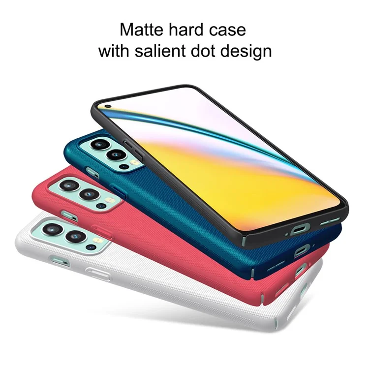 Nillkin Givré Bouclier Dépoli Résistant Résistant Du Disque Dur TPU Doux TPU SLIM TPU Pour Oneplus Nord 2 5G - Blanche