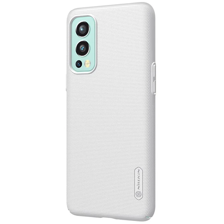 Nillkin Givré Bouclier Dépoli Résistant Résistant Du Disque Dur TPU Doux TPU SLIM TPU Pour Oneplus Nord 2 5G - Blanche