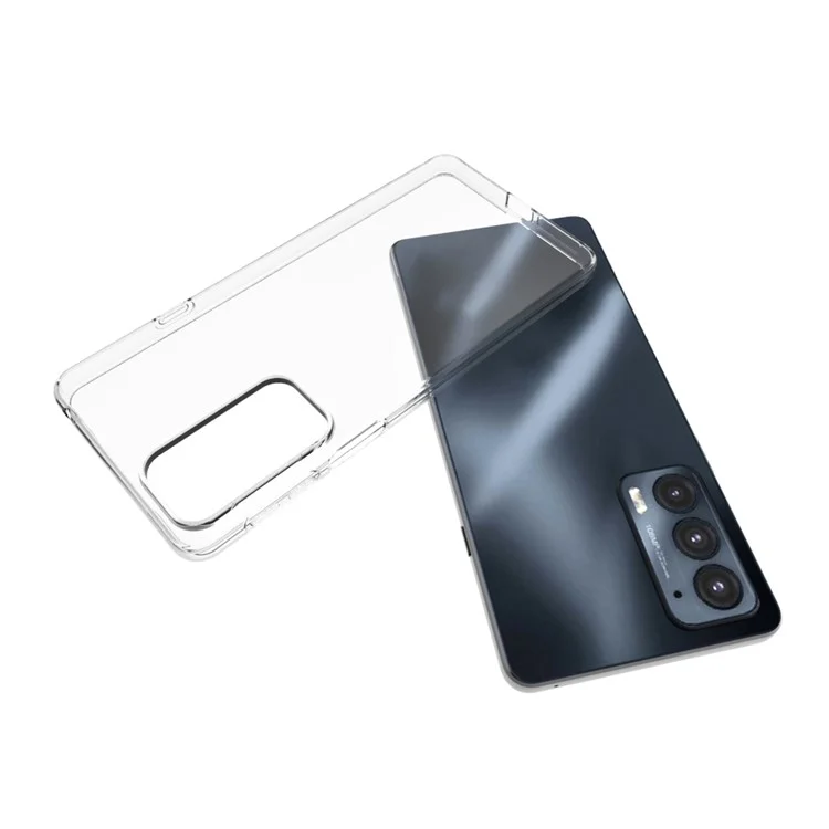 10Pcs/Set Non-slip Inner Transparent Soft TPU Case Mobile Phone Cover Shell for Motorola Edge 20