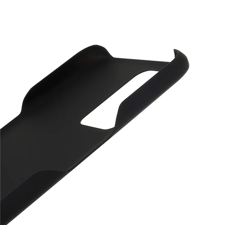 Glossy Surface Rubberized Hard PC Protective Phone Cover for OnePlus Nord N200 5G - Black