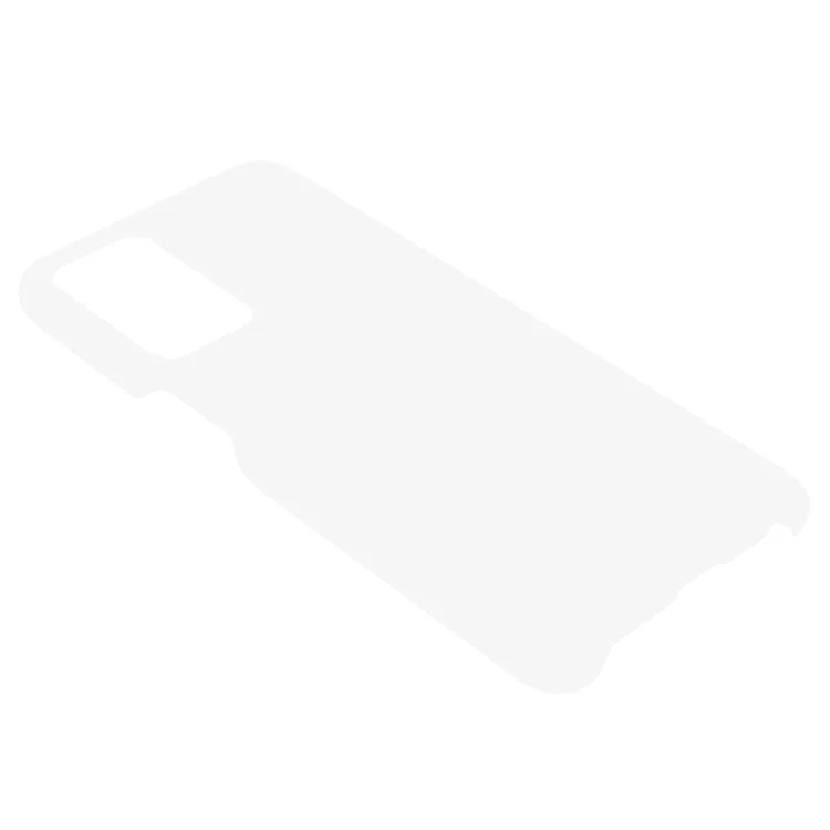 Glossy Surface Rubberized Hard PC Protective Phone Cover for OnePlus Nord N200 5G - White
