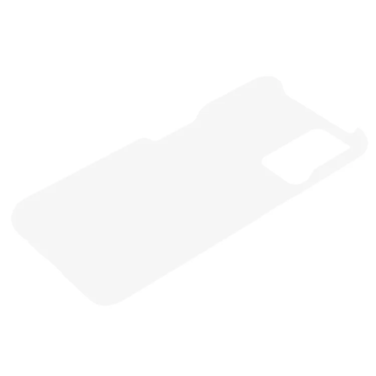 Glossy Surface Rubberized Hard PC Protective Phone Cover for OnePlus Nord N200 5G - White