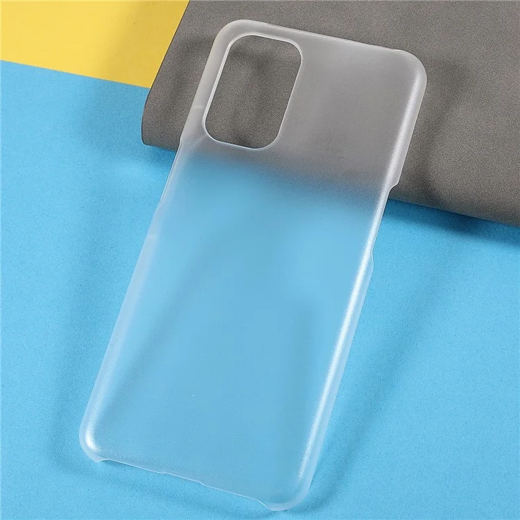 Glossy Surface Rubberized Hard PC Protective Phone Cover for OnePlus Nord N200 5G - Transparent