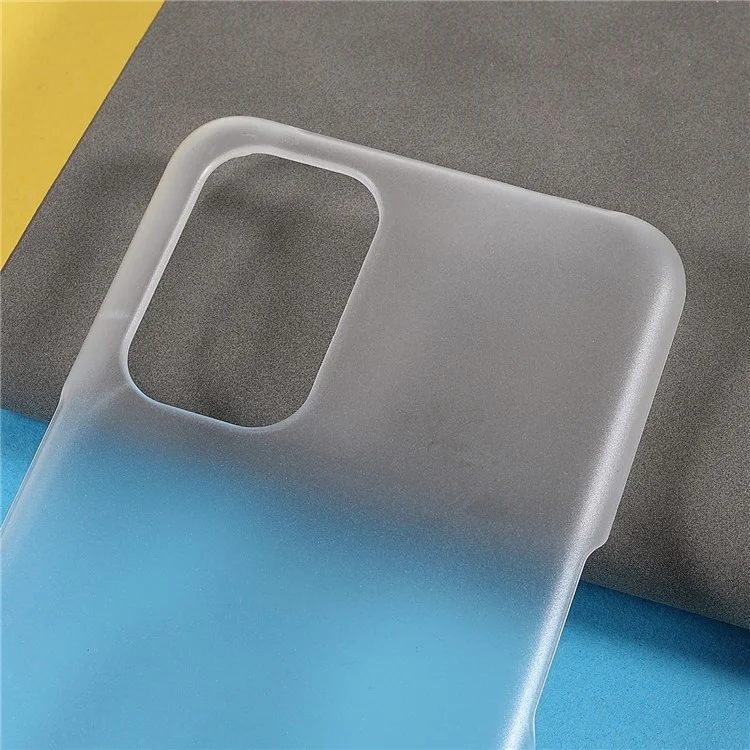 Glossy Surface Rubberized Hard PC Protective Phone Cover for OnePlus Nord N200 5G - Transparent