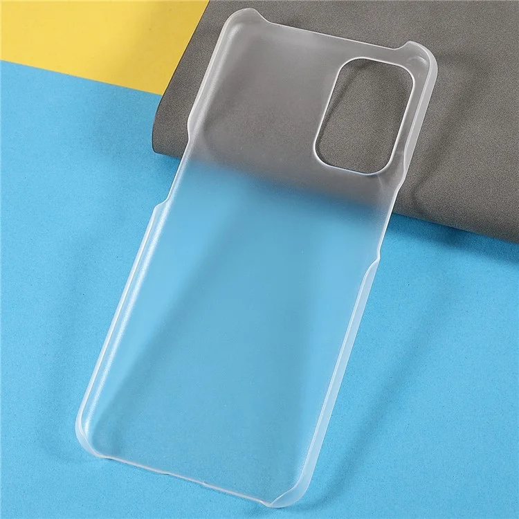 Glossy Surface Rubberized Hard PC Protective Phone Cover for OnePlus Nord N200 5G - Transparent