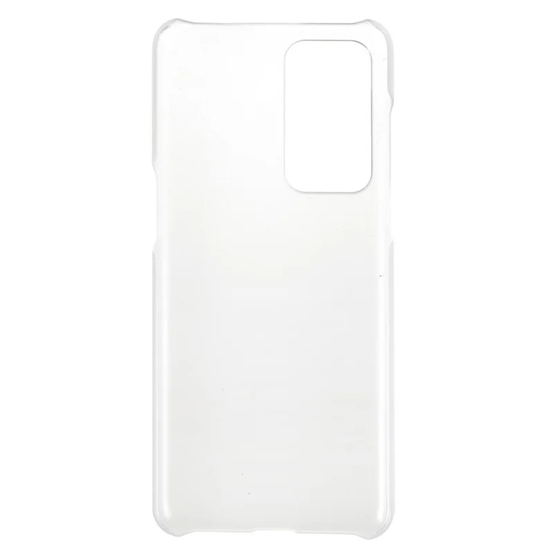 Shockproof Rubberized Hard PC Glossy Surface Slim Fit Protective Phone Case for OnePlus 9RT 5G - Transparent