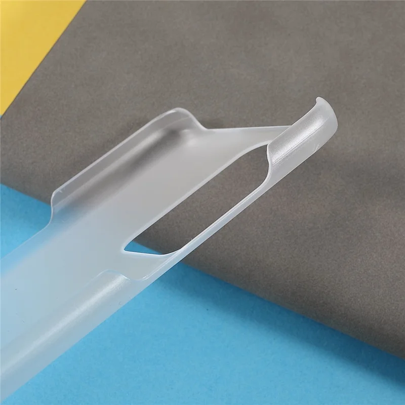 Shockproof Rubberized Hard PC Glossy Surface Slim Fit Protective Phone Case for OnePlus 9RT 5G - Transparent