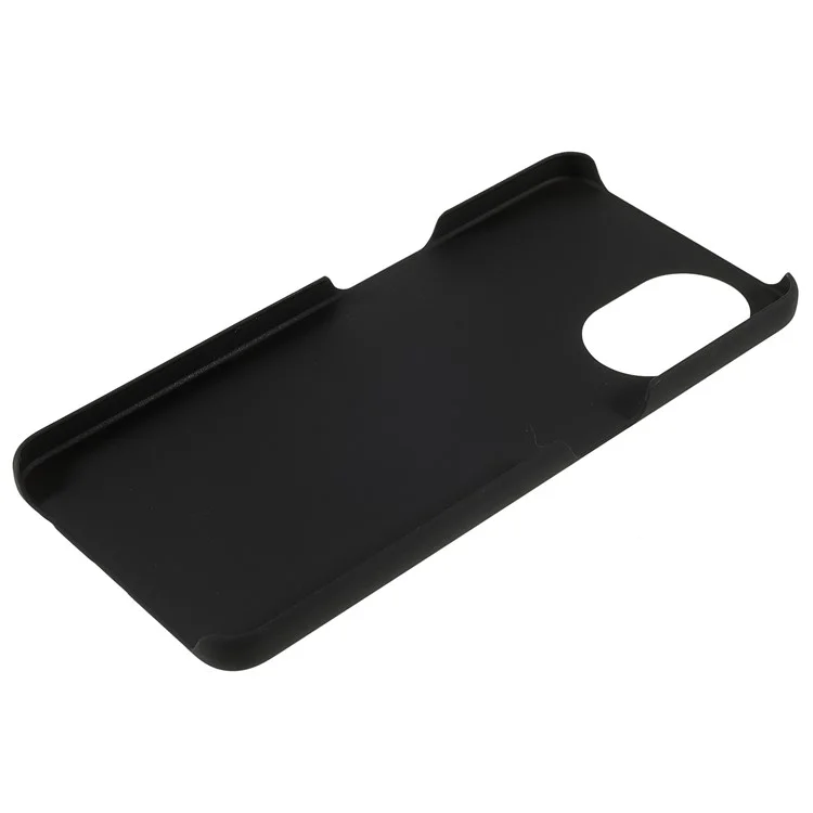 Glänzende Oberfläche Gummiertes Harte PC-Anti-Scratch-Schutztelefon-Kasten Für OnePlus Nord N20 5G - Schwarz