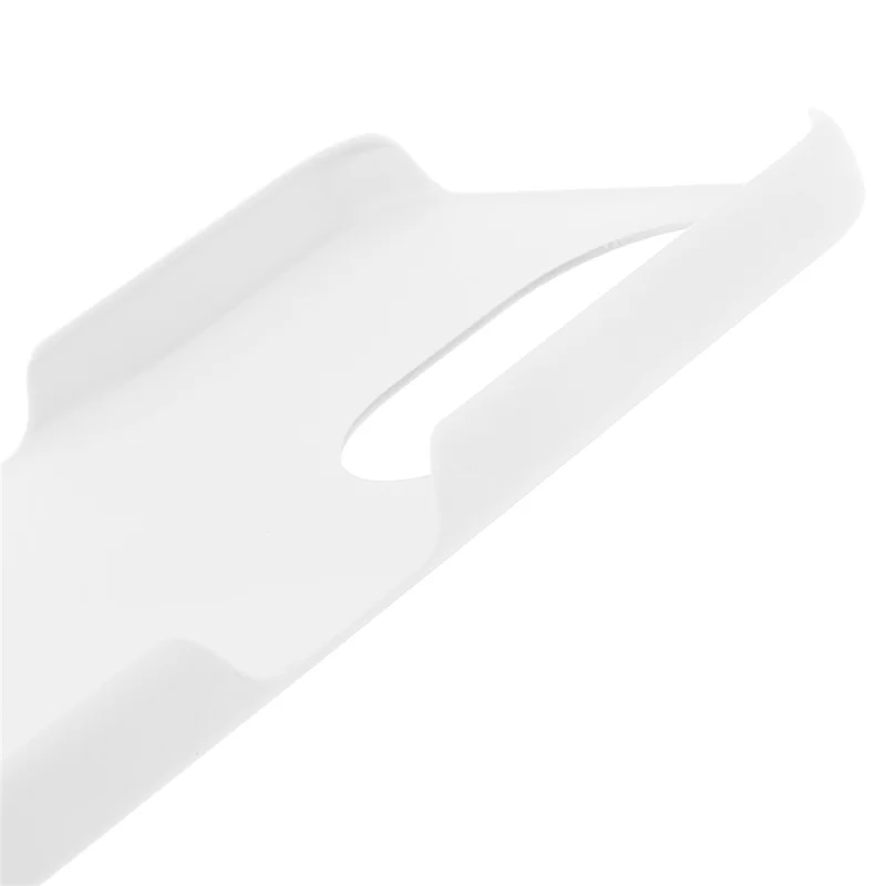 Glossy Surface Rubberized Hard PC Anti-Scratch Protective Phone Case for OnePlus Nord N20 5G - White