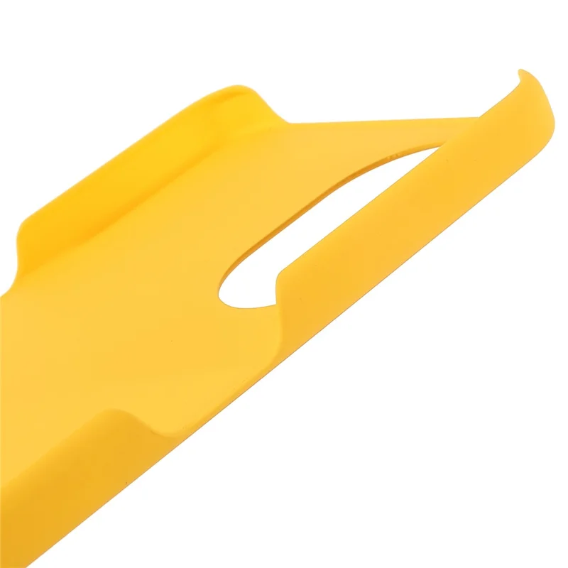 Glossy Surface Rubberized Hard PC Anti-Scratch Protective Phone Case for OnePlus Nord N20 5G - Yellow