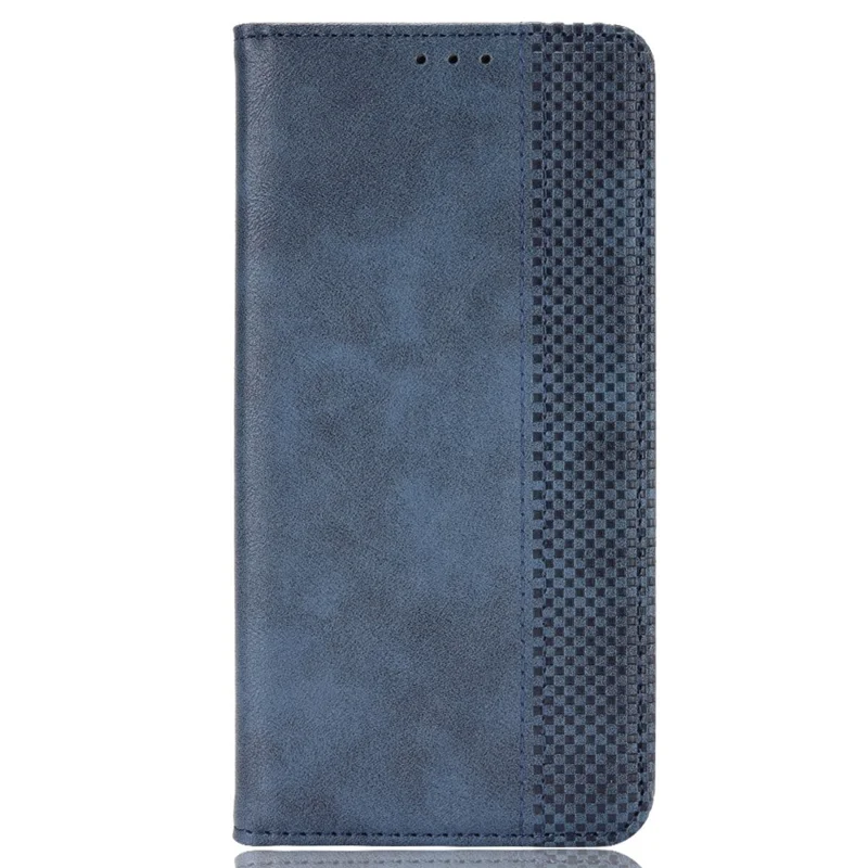 For OnePlus Nord N20 5G / Oppo Reno7 Z 5G / Reno7 Lite / A96 (China) / Reno8 Lite 5G / F21 Pro 5G / Reno8 Z 5G Imprinted Pattern Retro Style Leather Cover + TPU Inner Case Wallet Stand Phone Cover Shell - Blue