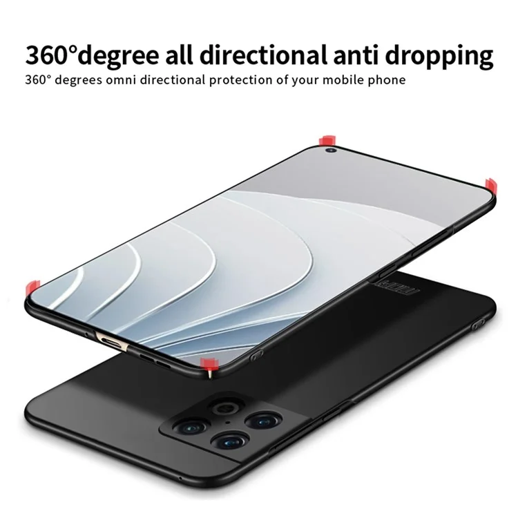 MOFI JK-1 Shield para OnePlus 10 Pro 5G Acabado Mate Resistente a Arañazos Funda de Teléfono Móvil de PC Duro - Rojo