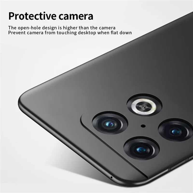 MOFI JK-1 Shield for OnePlus 10 Pro 5G Matte Finish Scratch-resistant Hard PC Mobile Phone Shell Case - Blue