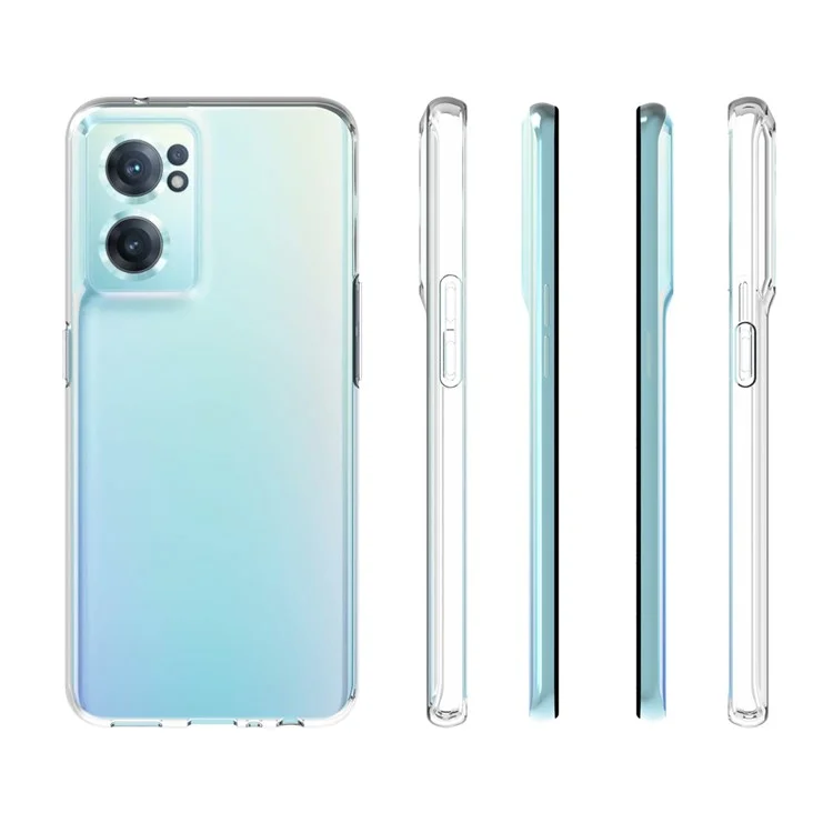 10Pcs/Pack Inner Anti-watermark TPU Case for OnePlus Nord CE 2 5G, Crystal Clear Anti-scratch Mobile Phone Cover